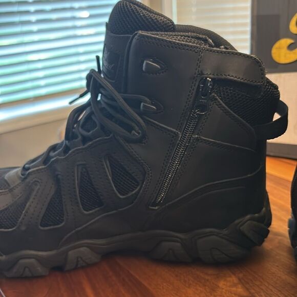 Thorogood Black 6” Crosstrex Side Zip Comp Toe Work Utility Boot Size 14 Wide - Picture 5 of 12